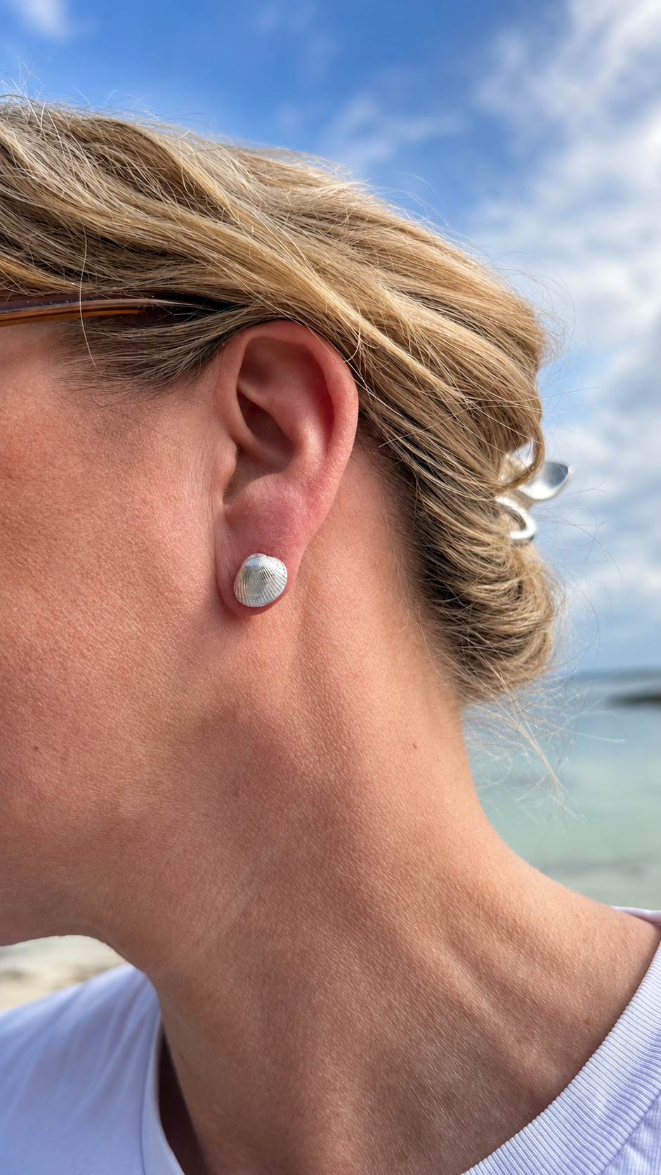 Lofoten Jewelry Sølv Øredobber "Skjell"