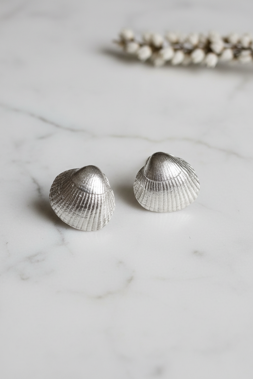 Lofoten Jewelry Sølv Øredobber "Skjell"