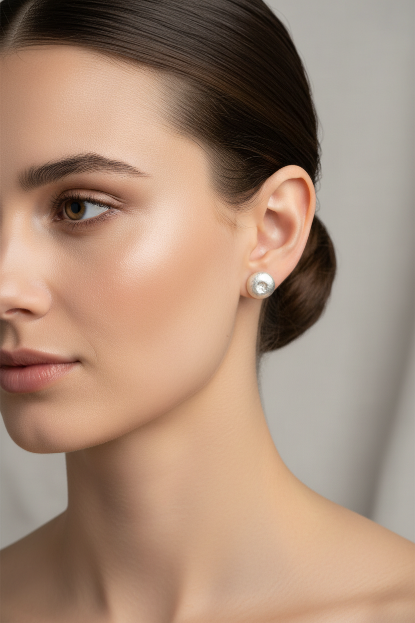 Lofoten Jewelry Silver Earrings "Blueberries"