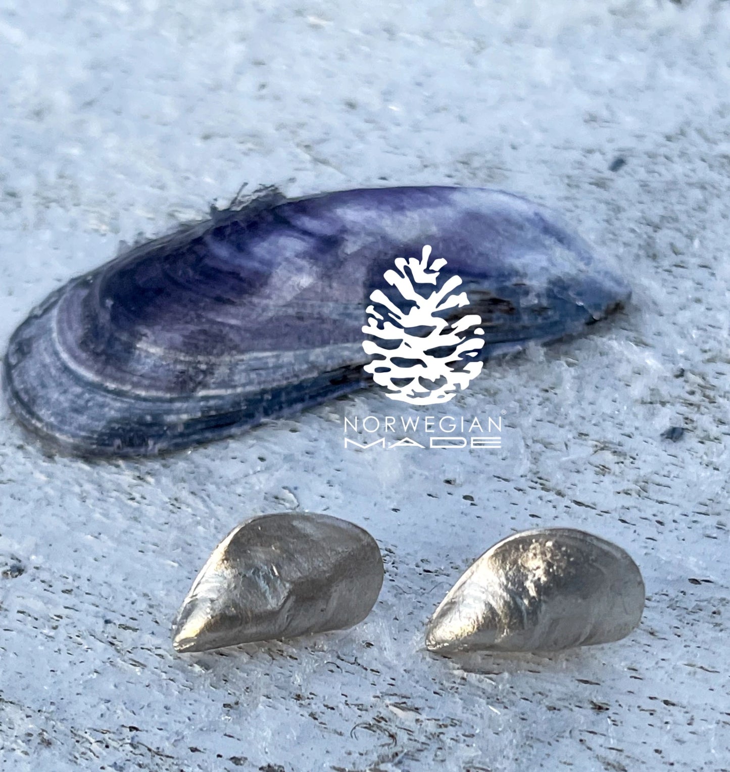 Lofoten Schmuck Silberkette "Muscheln"