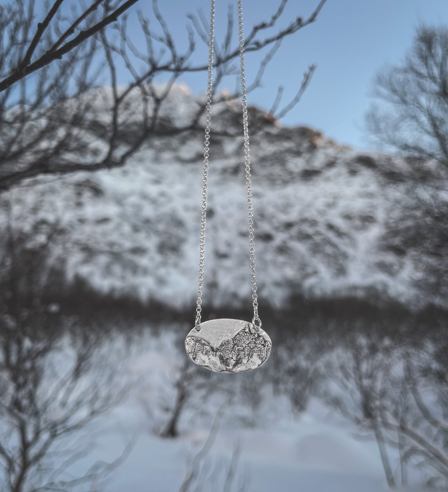 Lofoten Jewelry Silver Necklace "Higrav"