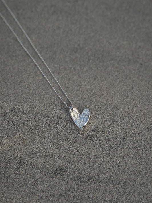 SandSpor Herz - Halskette aus Silber | Lofoten Jewelry