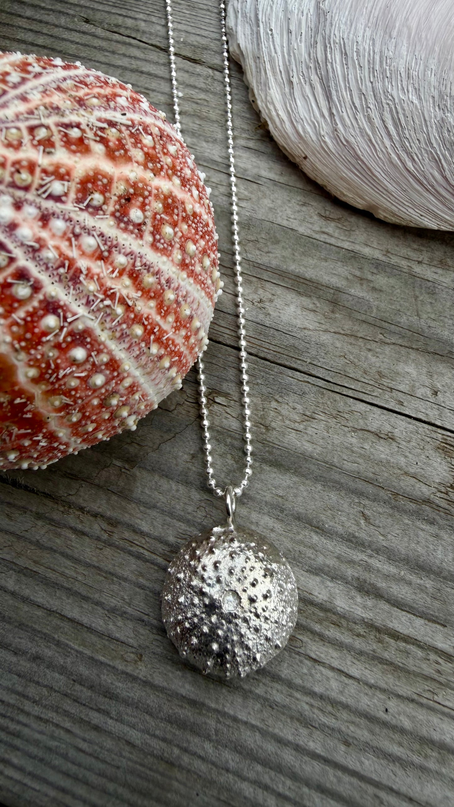 Seeigel Halskette aus Silber | Lofoten Jewelry