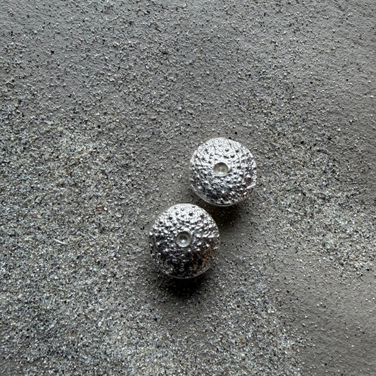 Lofoten Schmuck Silberohrringe "Seeigel"