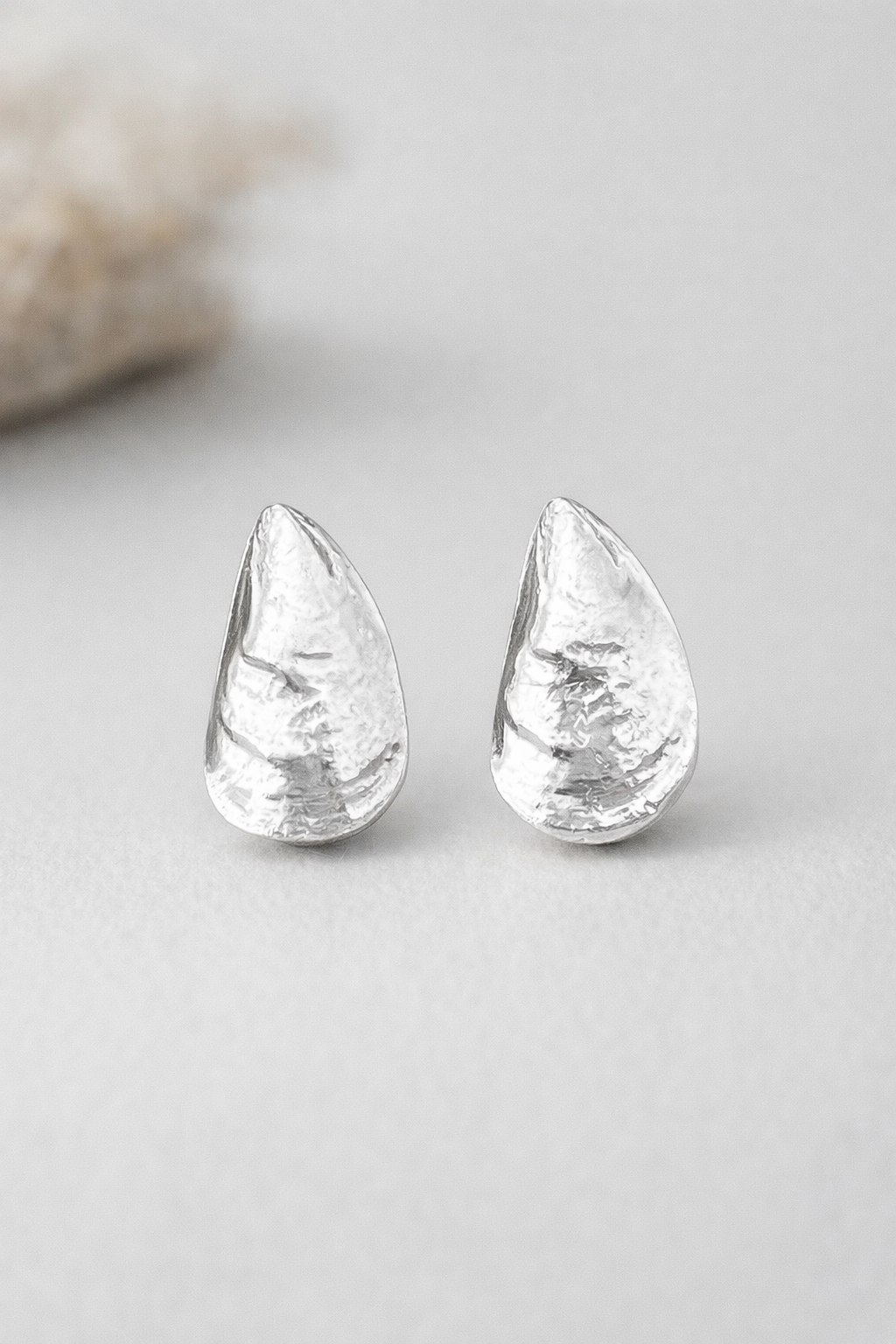 Lofoten Jewelry Sølv Øredobber "Blåskjell"