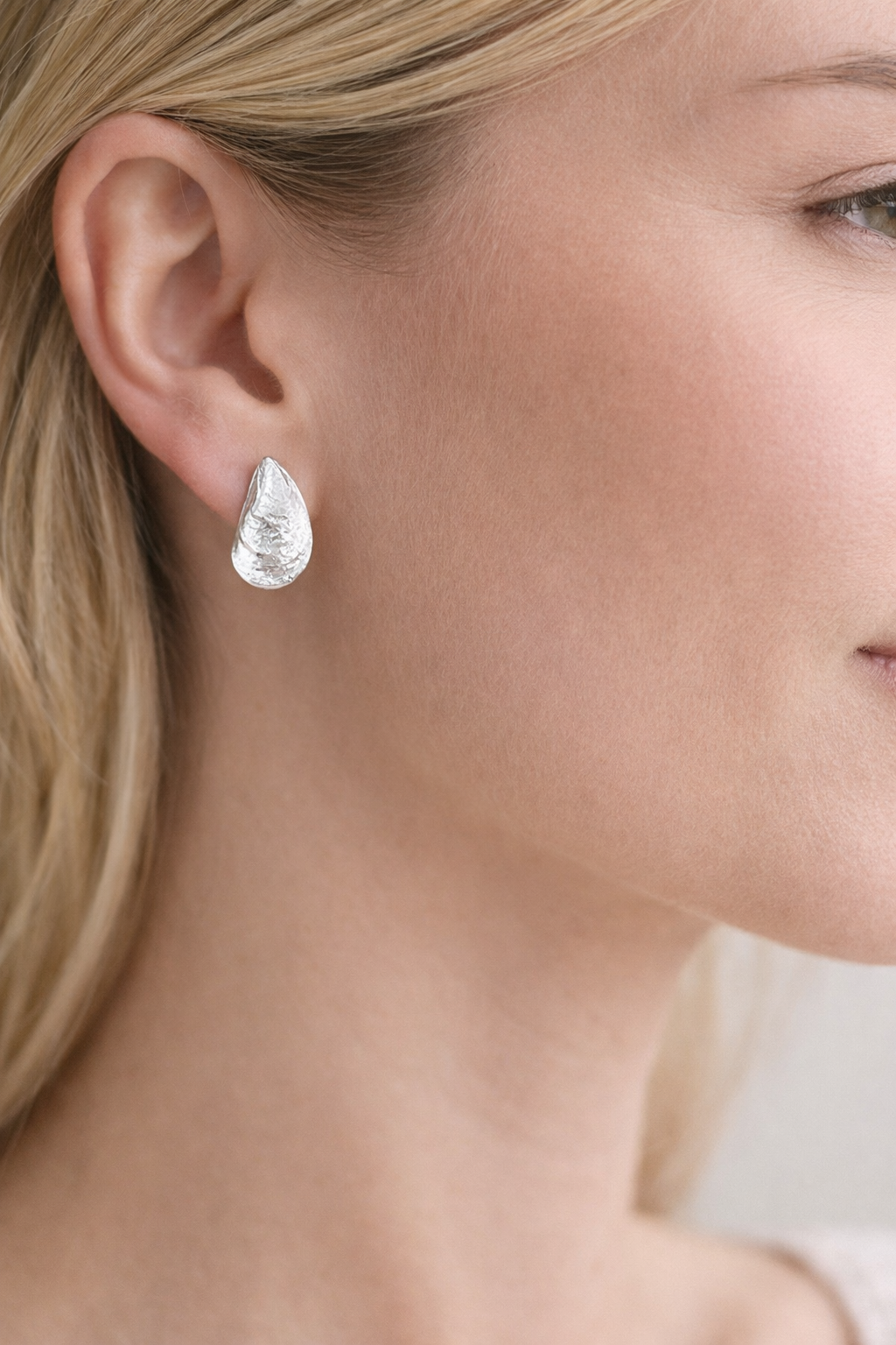 Lofoten Jewelry Sølv Øredobber "Blåskjell"