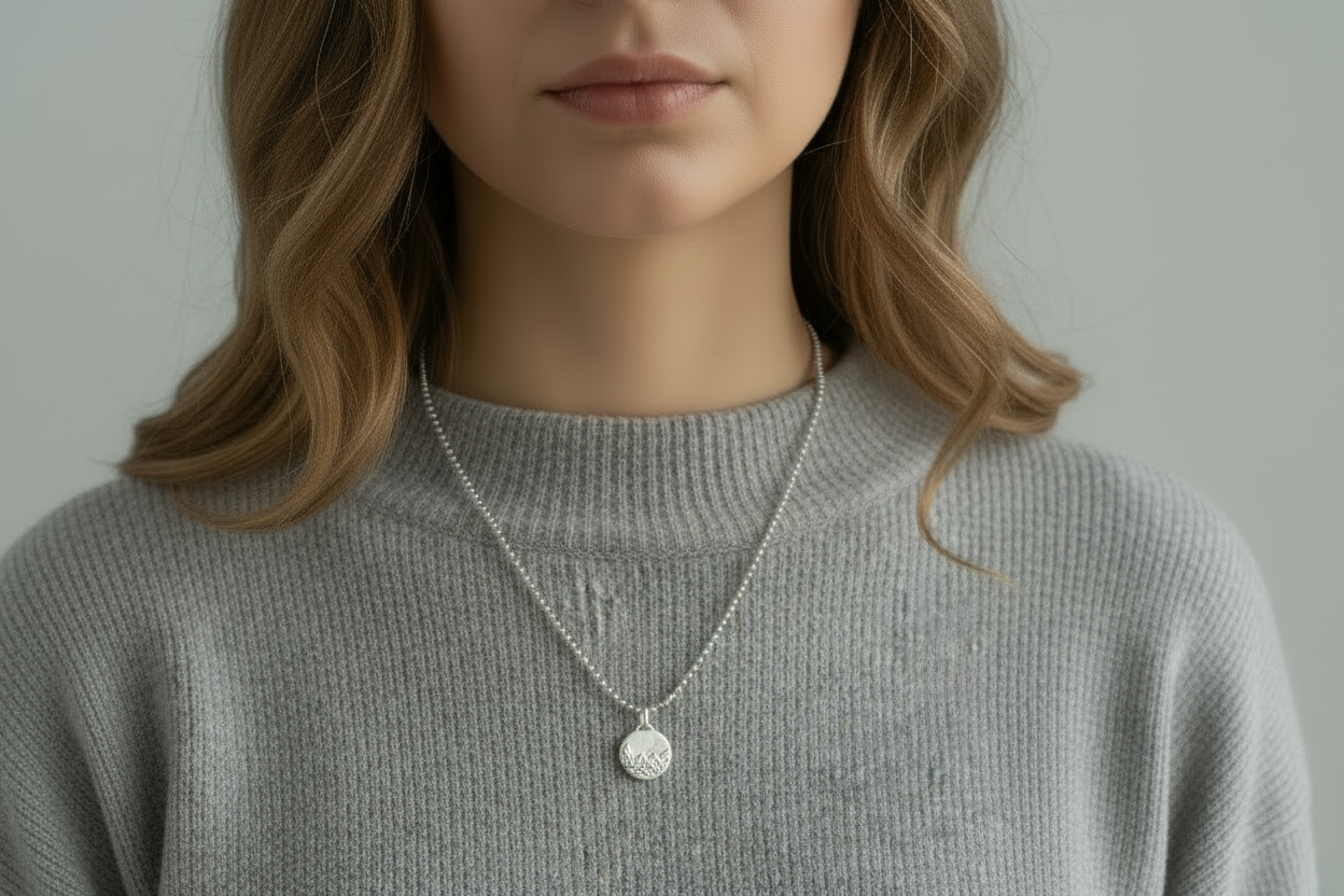 Lofoten Jewelry Silver Necklace "Mountain Joy"