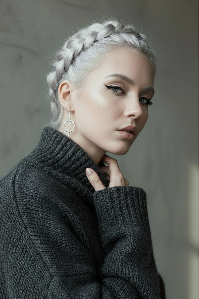 Lofoten Jewelry Silver Earrings "Slag"