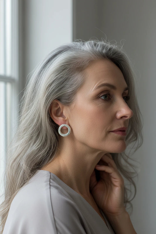 Lofoten Schmuck Silberohrringe "Sand"