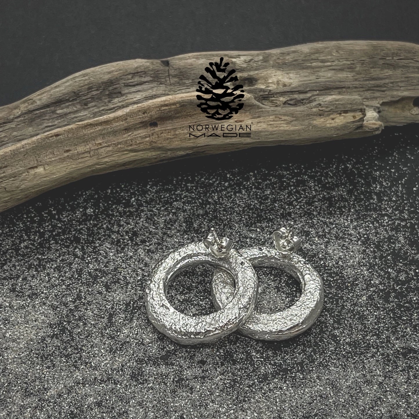 Lofoten Schmuck Silberohrringe "Sand"