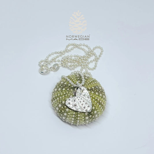 Lofoten Jewelry Silver Necklace "Sea Urchin Heart"