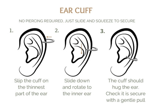 Lofoten Jewelry Silver Ear Cuff